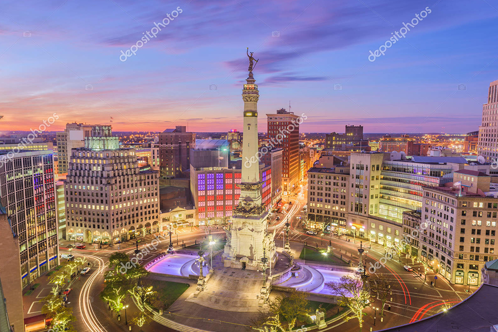 Indianapolis Indiana USA Skyline