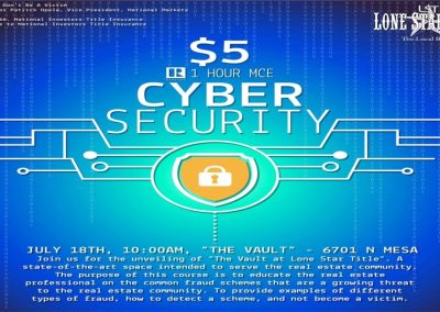 1 Hour MCE Cyber Security July